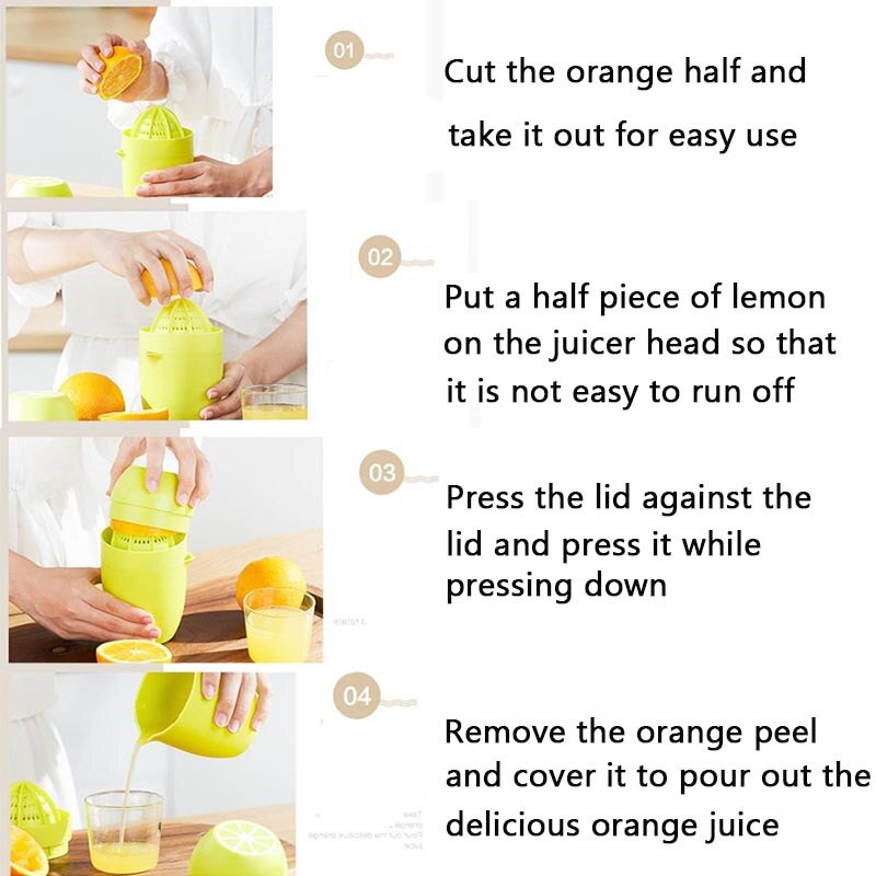 TEENRA Ručni sokovnik za limun Cjedilo za limun Ručni sokovnik Plastični sokovnik za limun Preša za voće Šalica za voće i povrće Alati