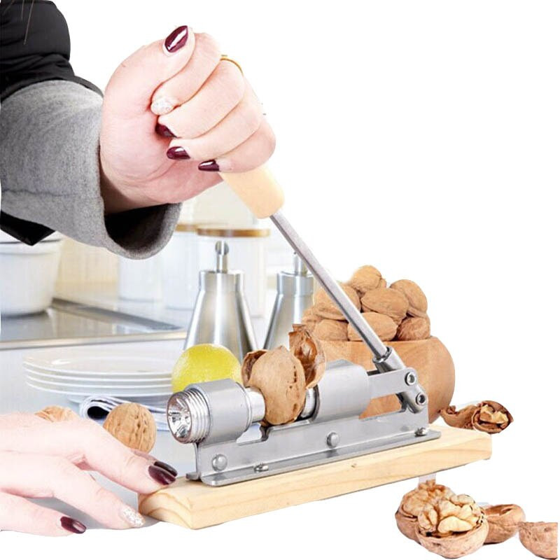 Ръчна лешникотрошачка от неръждаема стомана Sheller Механична лешникотрошачка за орехи Бърза отварачка Кухненски инструменти