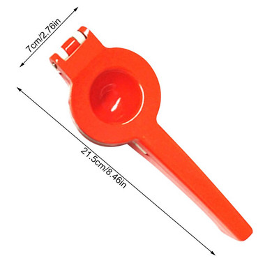 Φορητό κράμα αλουμινίου Lemon Squeezer 2 Layers Handheld Anti Rust Manual Fruit Citrus Press Juicer DIY Fruit Juicer Tool