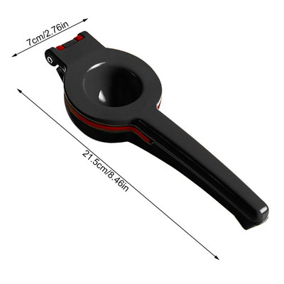 Φορητό κράμα αλουμινίου Lemon Squeezer 2 Layers Handheld Anti Rust Manual Fruit Citrus Press Juicer DIY Fruit Juicer Tool