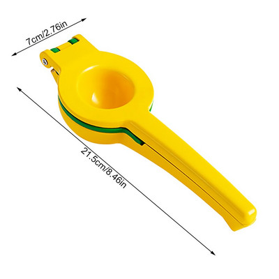 Φορητό κράμα αλουμινίου Lemon Squeezer 2 Layers Handheld Anti Rust Manual Fruit Citrus Press Juicer DIY Fruit Juicer Tool