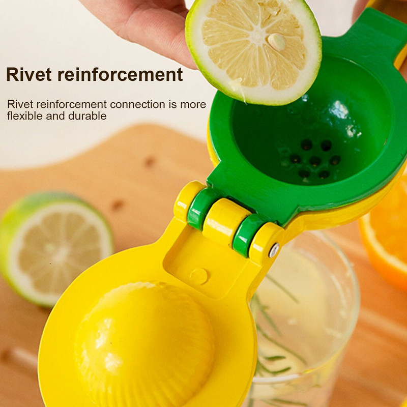 Преносима лимоноизстисквачка от алуминиева сплав 2 слоя Ръчна антикорозионна ръчна сокоизстисквачка за плодове и цитрусови плодове Направи си сам инструмент за сокоизстисквачка за плодове