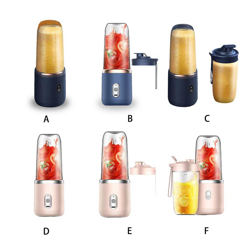 400 ML сокоизстисквачка с 6 чаши, изстисквачка за плодове, блендер, трошачка за лед, хранителен сок, силен миксер, машина за кухня, пътуване на открито