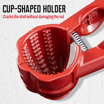 Лесно ръчна лешникотрошачка Скоба за сплав Кухненска лешникотрошачка Sheller Clip Clip Clamp Plier Cracker Инструменти за пукнатини от пекан лешник