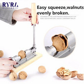 Εγχειρίδιο Pecan Nut Plier Sheller από ανοξείδωτο ατσάλι καρυδιά καρυδιάς ρωγμή αμύγδαλο καρυοθραύστης γρήγορο άνοιγμα για φρούτα και λαχανικά κουζίνας Εργαλείο