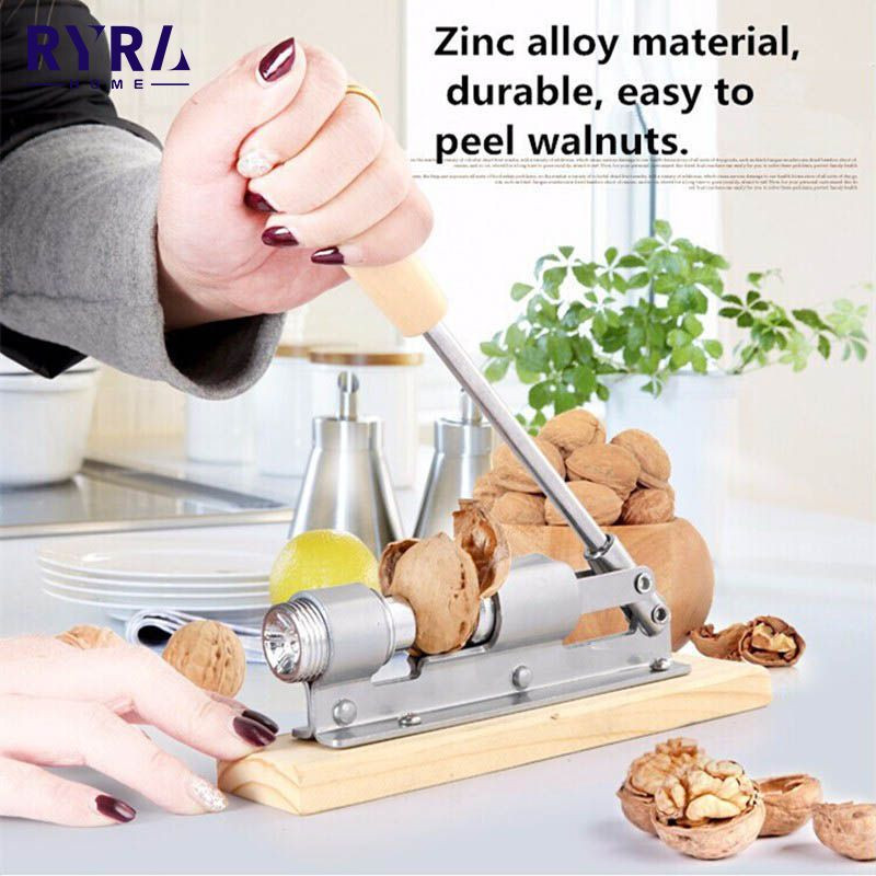 Nerūdijančio plieno riešutų smulkintuvo mechaninis vadovas, graikinių riešutų laužo, migdolų krekingo, greitai atidaromas vaisiai ir daržovės virtuvės reikmenys