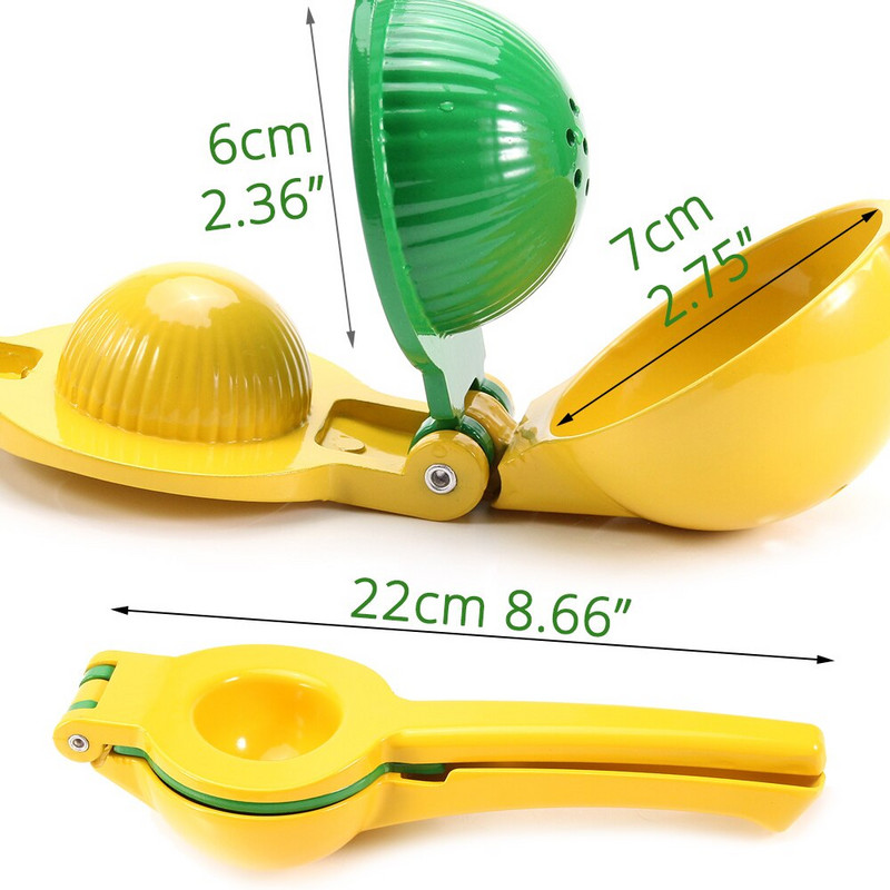 2-в-1 Lemon Lime Squeezer - Ръчна сокоизстисквачка Lemon Squeezer - Max Extraction Ръчна сокоизстисквачка за цитрусови плодове