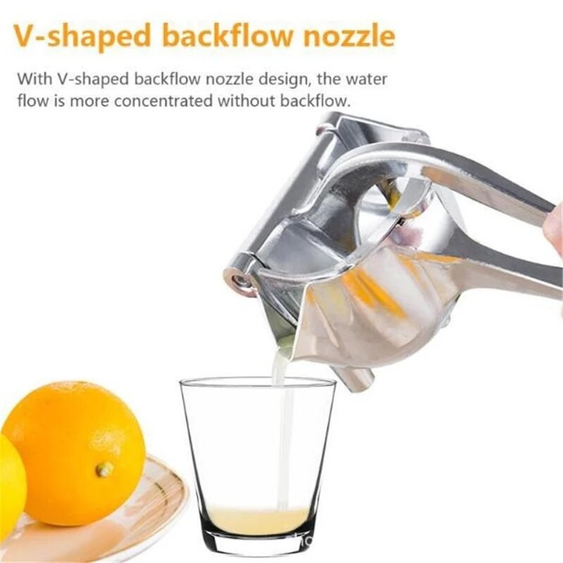 Ръчна сокоизстисквачка от алуминиева сплав Сокоизстисквачка за плодове Лимонов сок, сок от диня, сок от нар Сокоизстисквачка за бебешки гарнитури
