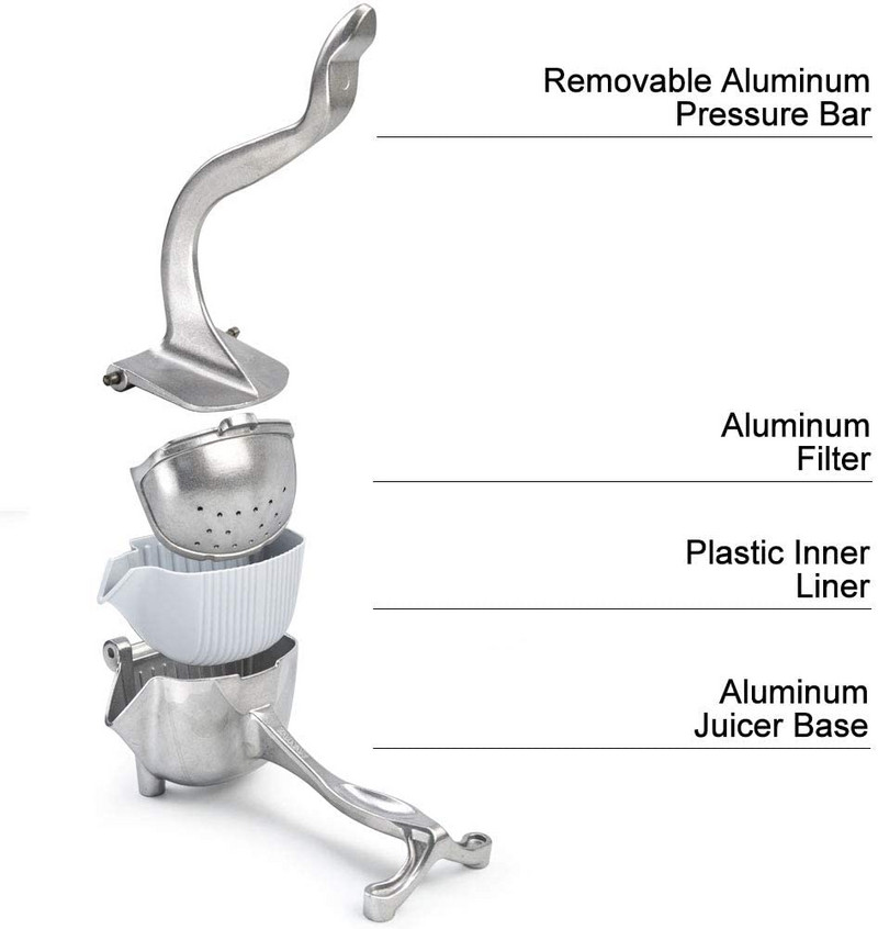 Ručni cijedilac soka Aluminijska legura Ručni sokovnik pod pritiskom Naranča Naranča Limun Šećerna trska Sok od svježeg soka Sokovnik za voće