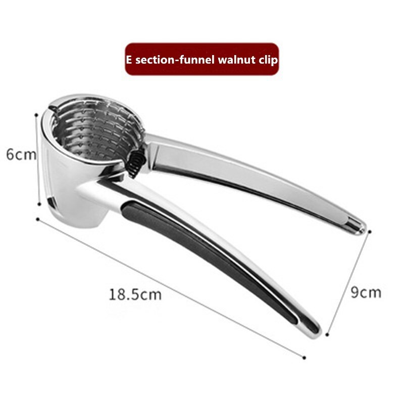 Скоба за орех от цинкова сплав Фуния за щипка за орех Скоба за гайка Скоба за лешник Скоба за нокът на рак Sheller Nuttroshacker Shell Clip Клещи Инструменти