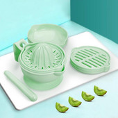 7 Pieces Of Baby Food Supplement Grinder Baby Bowl Grinding Λαχανικών και Φρούτων Εγχειρίδιο Μηχανή Μαγειρικής Πουρέας Εργαλείο κουζίνας 1 τεμ.