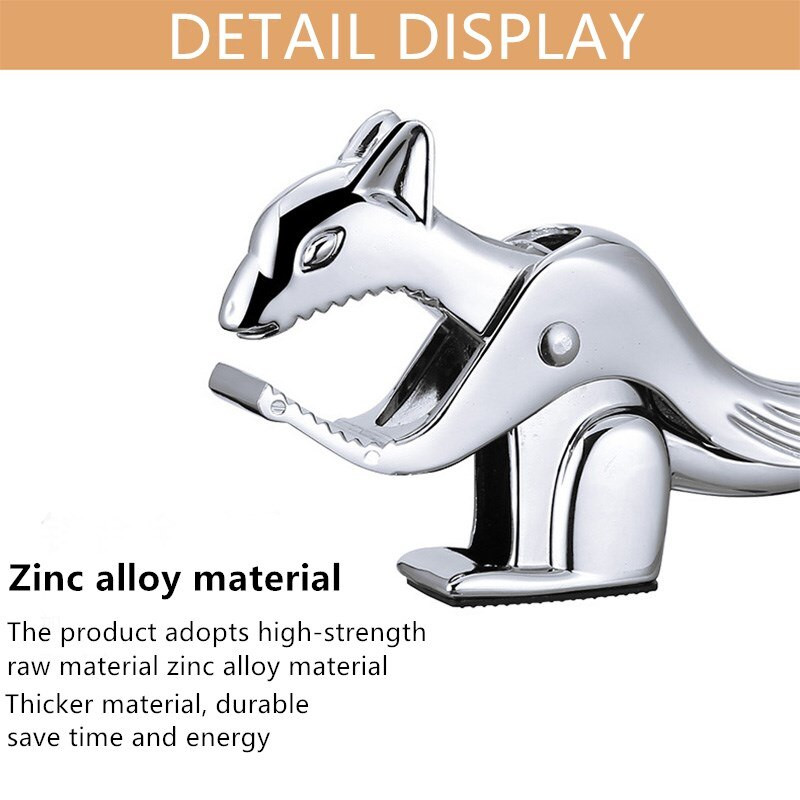 Щипка за орех с форма на катерица Клещи за орехи Щипка за черупки Многофункционална щипка за ядки Клещи за лешници от пекан Клещи за орехи Инструмент за черупки