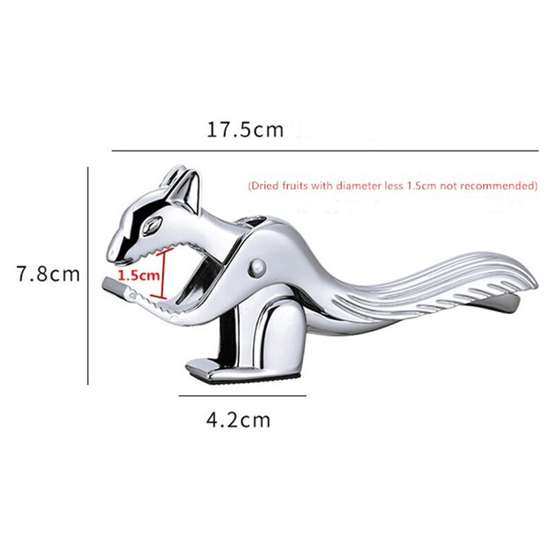 Щипка за орех с форма на катерица Клещи за орехи Щипка за черупки Многофункционална щипка за ядки Клещи за лешници от пекан Клещи за орехи Инструмент за черупки