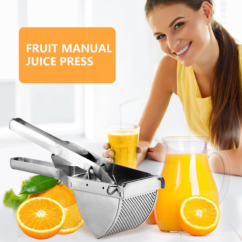Алуминиева сплав Ръчно налягане Портокалова сокоизстисквачка Ръчна преса за сок Нар Лимон Преса за плодове Машина Кухненски инструмент
