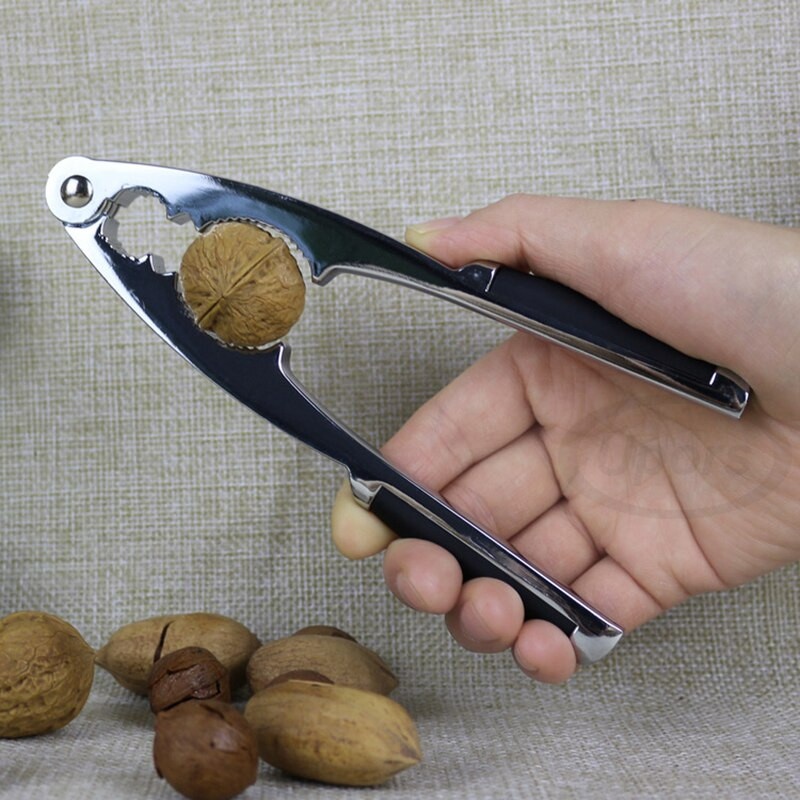 UPORS Тежка трошачка за ядки Лешникотрошачка от алуминиева сплав Орехови орехи Клещи Отварачка Инструмент с неплъзгаща се дръжка Кухненски аксесоари