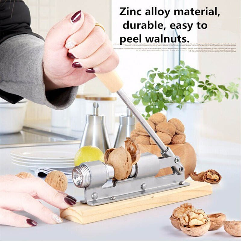 Лешникотрошачка Heavy Duty Pecan Walnut Nut Lešnik Hazel Cracker Clamp Plier Sheller Crack Almond Kitchen Clip Tool For Kitchen