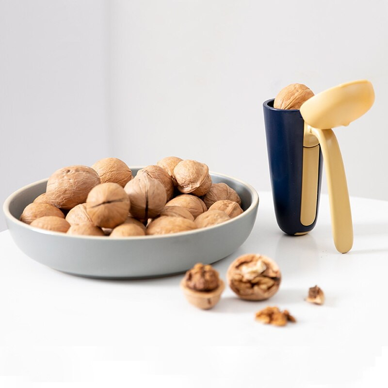Kvalitetan, kreativni kuhinjski alat Orašar, metalni razbijač, kopča za orahe otporna na prskanje, s poklopcem, otvarač za ljuske od lješnjaka, badema i oraha
