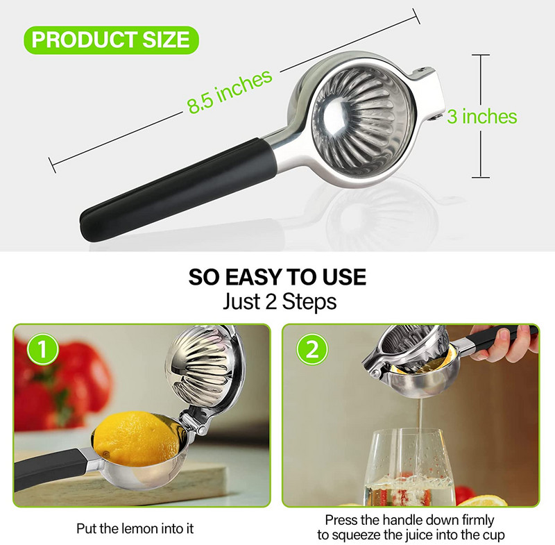 Неръждаема стомана Лимонови плодове Мултифункционална портокалова сокоизстисквачка Ръчна сокоизстисквачка Ръчна сокоизстисквачка под налягане Кухненски инструменти за плодове