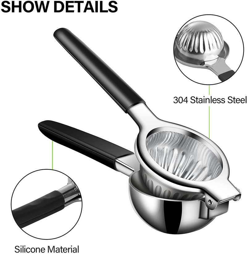 Неръждаема стомана Лимонови плодове Мултифункционална портокалова сокоизстисквачка Ръчна сокоизстисквачка Ръчна сокоизстисквачка под налягане Кухненски инструменти за плодове