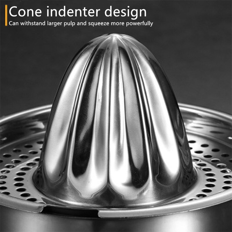 Преносима лимоноизстисквачка 201 Кръгла ръчна сокоизстисквачка от неръждаема стомана Домакинска многофункционална кухненска сокоизстисквачка за портокал и цитрусови плодове