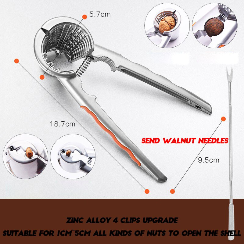 Лешникотрошачка Многофункционален домакински инструмент за белене Отварачка за ядки Борови ядки Артефакт от лешник