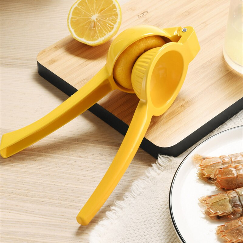 Метална лимоноизстисквачка Hend Held сокоизстисквачка двойна купа лимон лайм изстисквачка ръчна портокалова цитрусова преса сокоизстисквачка кухненски инструменти