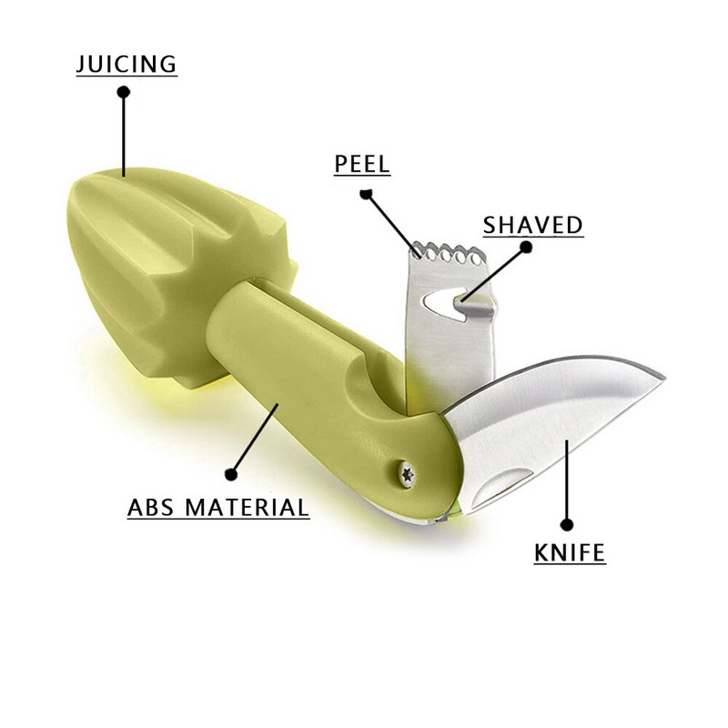 Ръчна сокоизстисквачка за лимони 3 в 1 Сокоизстисквачка за цитрусови плодове Сокоизстисквачка за портокалов сок Лайм Сокоизстисквачка за лимони Ръчна кухненска джаджа