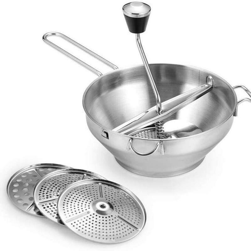 Mikser od nehrđajućeg čelika Mlinac za mljevenje džema Gnječilica za krumpir Mlinovi za voće i povrće Kuhinjski dodaci Pribor za kuhanje