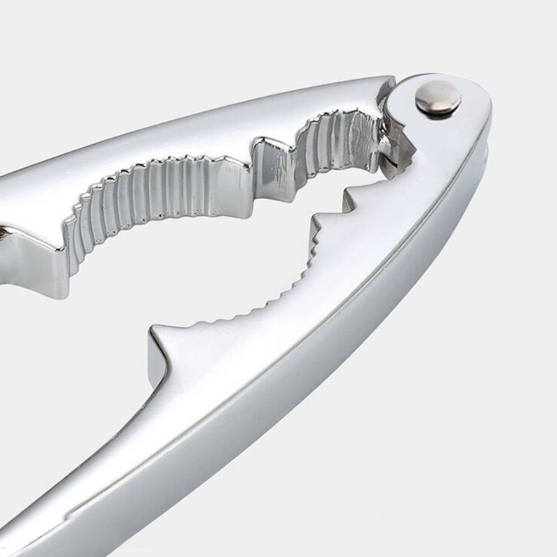 Мултифункционални крекери за ядки Отварачка за кестени Морски дарове Sheller Heavy Zinc Alloy Лешникотрошачка Пекан Орех Клещи Клещи Инструмент M-273