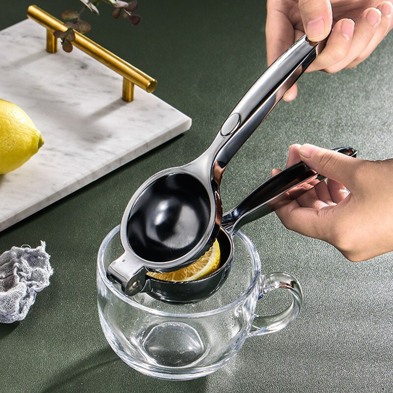 Ръчна сокоизстисквачка от цинкова сплав Домакински Щипки за лимон Големи изстисквачки за портокал Щипка за сок от нар Кухненски джаджи и аксесоари