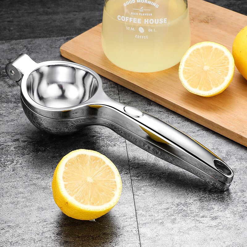 Големи щипки от цинкова сплав Оранжеви ръчни преси Цвят от неръждаема стомана Плодове Кухненски джаджи Аксесоари Прибори пресовани за чесън