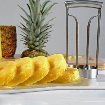 Rozsdamentes acél ananászhús kivonó vágott ananász műtárgy ananász késhámozó Ceative konyhai gyümölcs szerszám konyhai cikkek