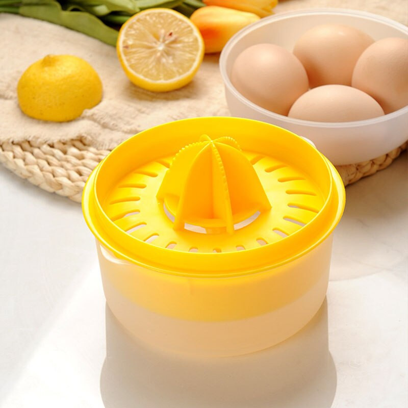 Две в едно лимонова сокоизстисквачка, сепаратор за яйца, буркани с капак, ръчен портокалов сок, плодова сокоизстисквачка, чаша, домашни аксесоари, инструменти за котчен