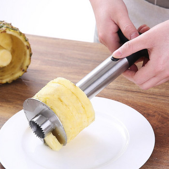 От неръждаема стомана Fruit Pineapple Corer Slicer Белачка Cutter Parer Най-продаваните резачки за ананас Fruit Knife Slicer Knife Кухненски инструмент