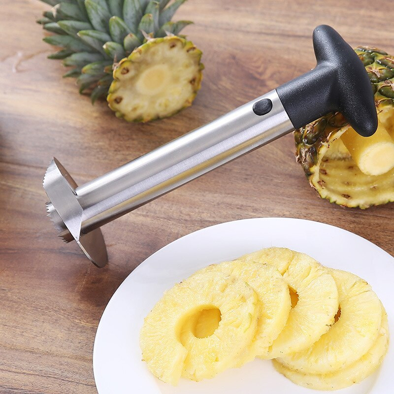От неръждаема стомана Fruit Pineapple Corer Slicer Белачка Cutter Parer Най-продаваните резачки за ананас Fruit Knife Slicer Knife Кухненски инструмент