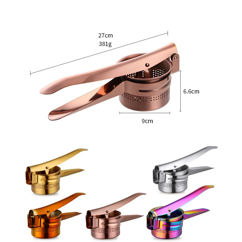 1 бр. Златна метална лимоноизстисквачка от неръждаема стомана Портокалова сокоизстисквачка Плодов сок Разширители Преса с бърза дръжка Многофункционални кухненски инструменти