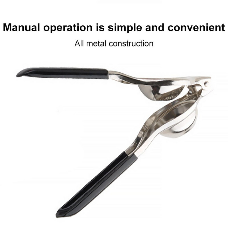 Преносима Направи си сам ръчна лимонова сокоизстисквачка Силиконова цитрусова преса за лимон от неръждаема стомана Изстисквачка за лайм 12 отвора за сок Ръчни изстисквачки