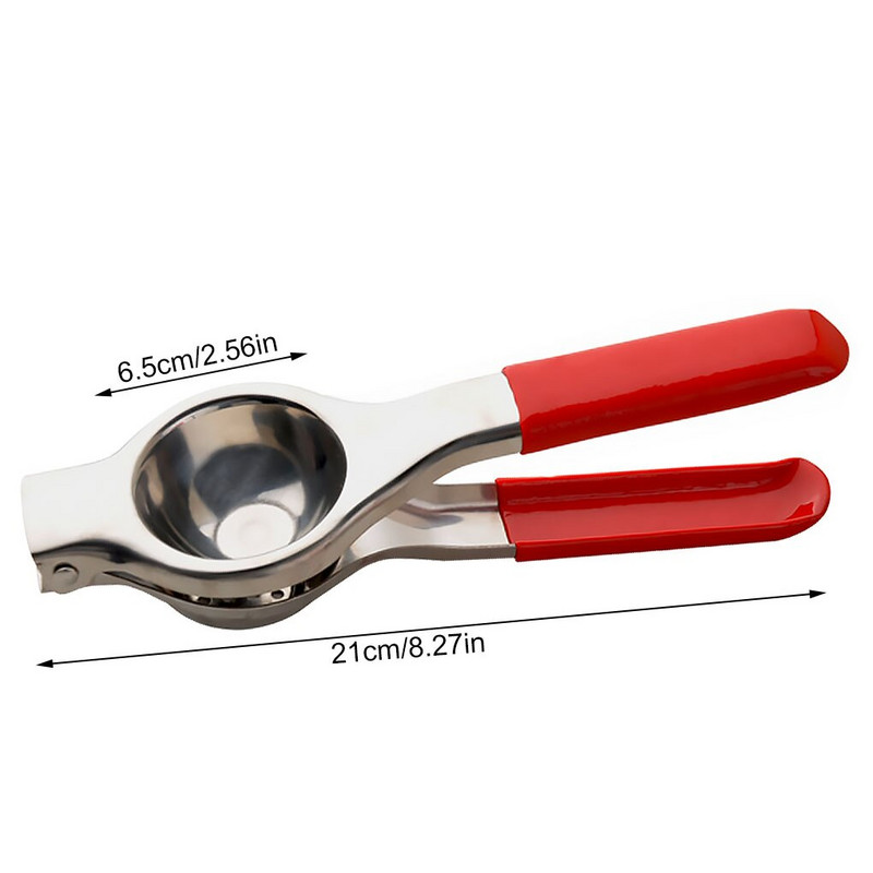 Преносима Направи си сам ръчна лимонова сокоизстисквачка Силиконова цитрусова преса за лимон от неръждаема стомана Изстисквачка за лайм 12 отвора за сок Ръчни изстисквачки