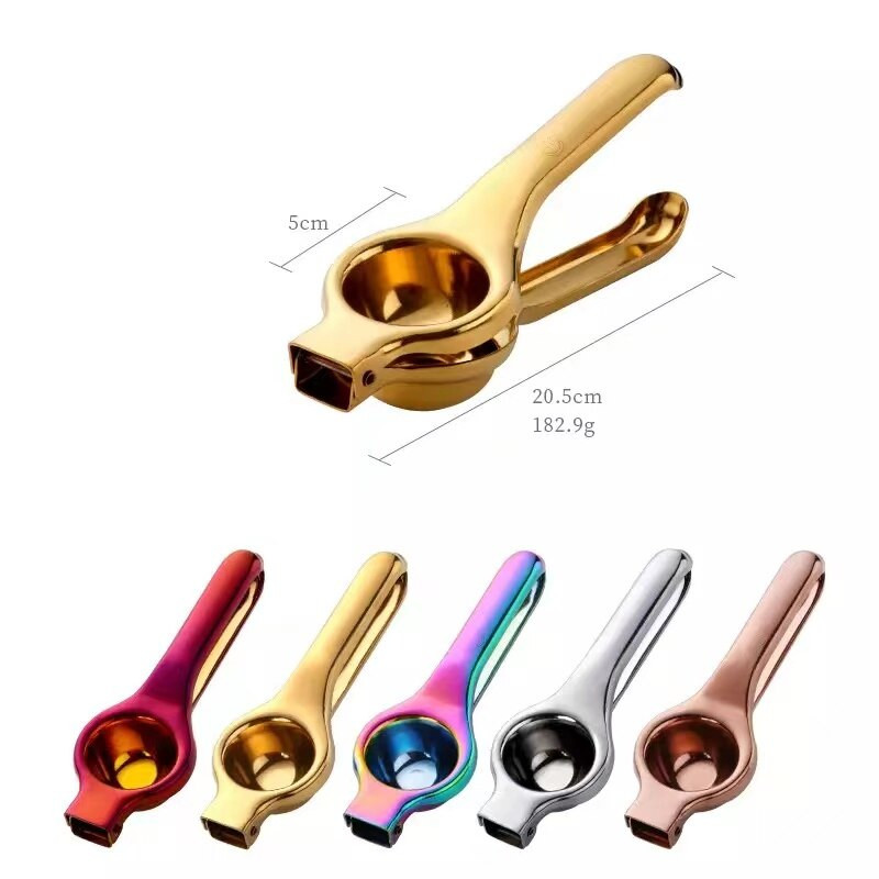 Сокоизстисквачка за лимони от неръждаема стомана Сокоизстисквачка за портокалови плодове Сокоизстисквачка за портокалови дръжка Преса Многофункционални кухненски инструменти