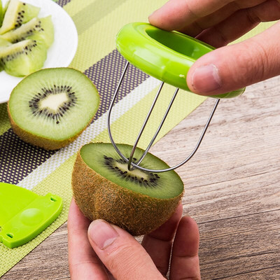 Cutter Kiwi Bucătărie Detașabil creativ de curățat fructe Salată Instrumente de gătit Gadget pentru curățarea lămâii Gadgets și accesorii de bucătărie