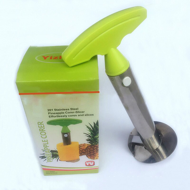 1 бр. Белачка за ананас Неръждаема стомана с ABS дръжка Нож за плодове Резачка за сърми Слайсер Домакински кухненски инструменти h3