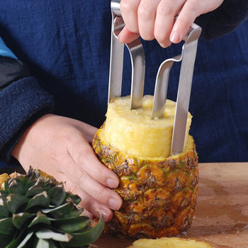Нова машина за белачка за ананас Ananas Екстрактор за месо Машина за отстраняване на сърцевината от неръждаема стомана Домашен кухненски нож Резачка Инструменти за плодове