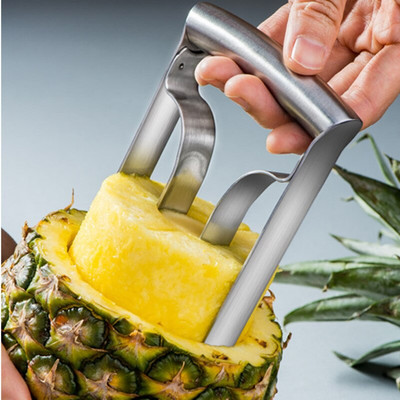 Mașină de tăiat ananas din oțel inoxidabil Mașină de tăiat fructe Tăiător de fructe Dispozitiv de tăiat fructe de înaltă calitate 1 buc.