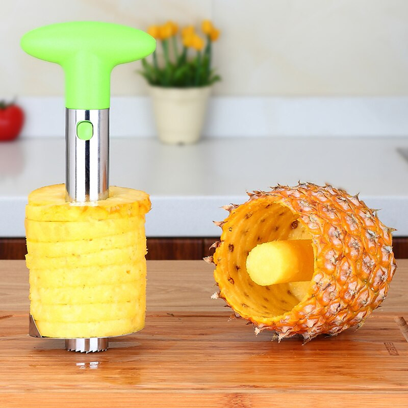 1PC Резачка за белачка за ананас от неръждаема стомана Аксесоари Резачка за плодове и зеленчуци Кухненски джаджи Аксесоари Кухненски инструменти