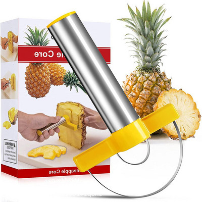 Tăiător de ananas Tăiător de fructe Tăiător de coajă Parer Bucătărie Instrument facil Cuțit de jupuit din oțel inoxidabil Gadget convenabil Practic