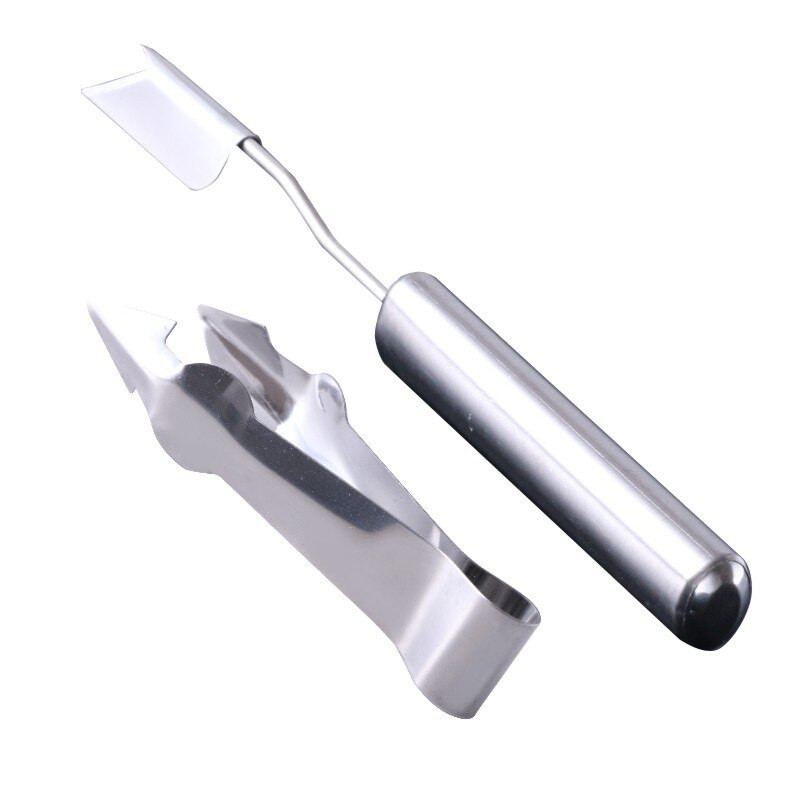 Инструмент за отстраняване на семки от ананас Белачка за ананас Резачка за плодове от неръждаема стомана Резачка за ананас V-образна M-168