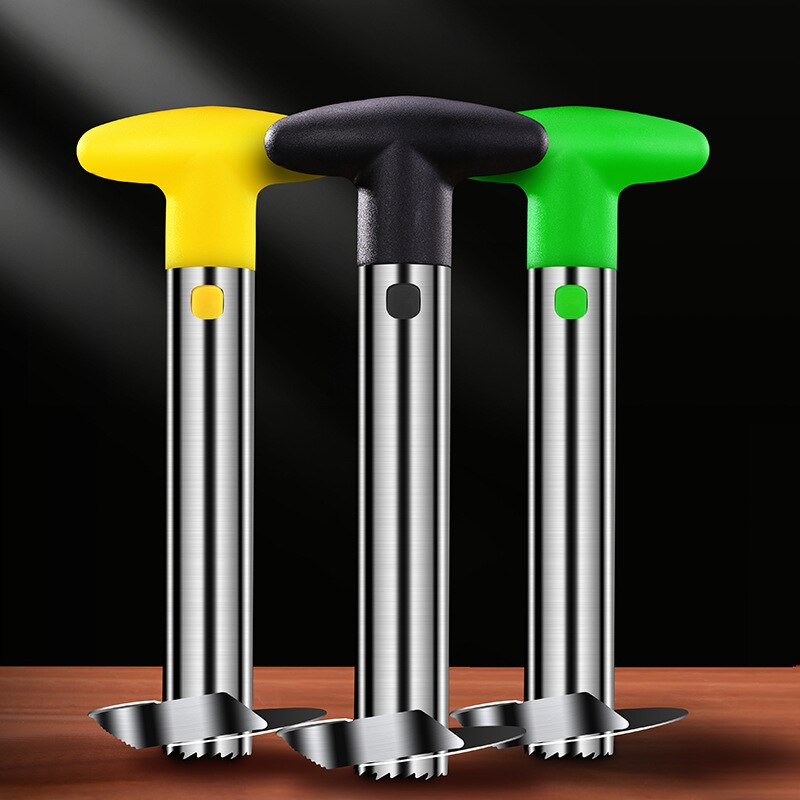 Плодове Белачка за ананас Резачки за ананас Резачка за плодове Резачка за сърцевини Неръждаема стомана Лесен за използване аксесоар Кухненски домакински инструмент