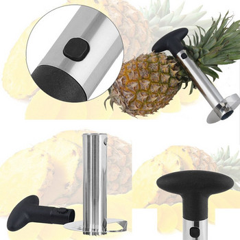 Pineapple Corer-Slicer Ανοξείδωτο ατσάλι Εύκολο στη χρήση Ανανάς Peeler Pineapple Slicers Κόφτης φρούτων Corer Slicer Εργαλεία κουζίνας