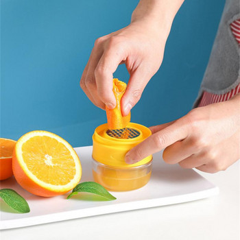 Μικρός Αποχυμωτής 3 σε 1 Μηχανή χυμού λεμονιού Artifact Εγχειρίδιο Αποχυμωτής Αποχυμωτής Πορτοκαλιού Στίπτης για Αξεσουάρ κουζίνας στο σπίτι Νέο
