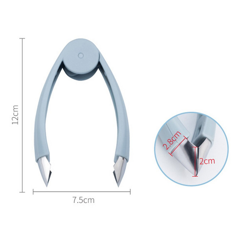 Gulilica za ananas od nehrđajućeg čelika od nehrđajućeg čelika od 2 komada Praktična kopča za uklanjanje sjemenki Alat za voće Kuhinjski gadget